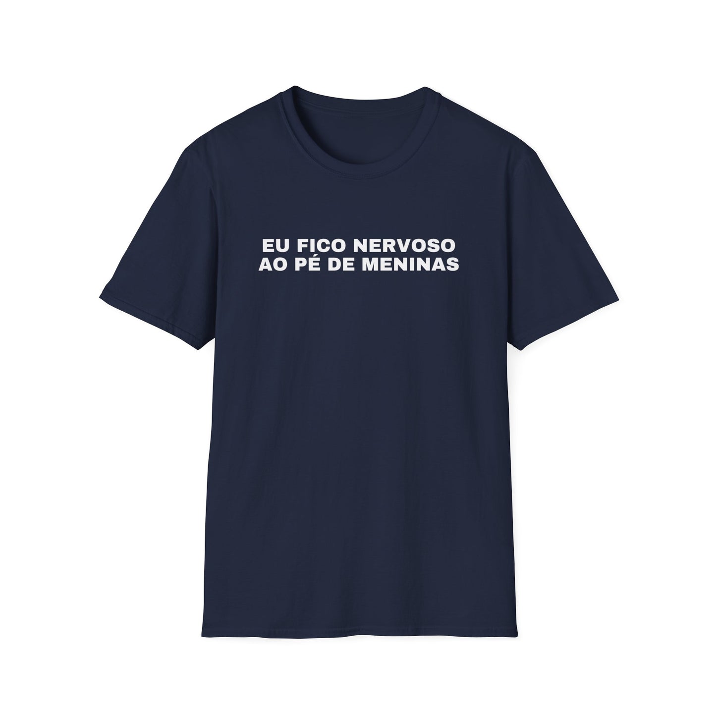 Eu fico nervoso ao pé de meninas