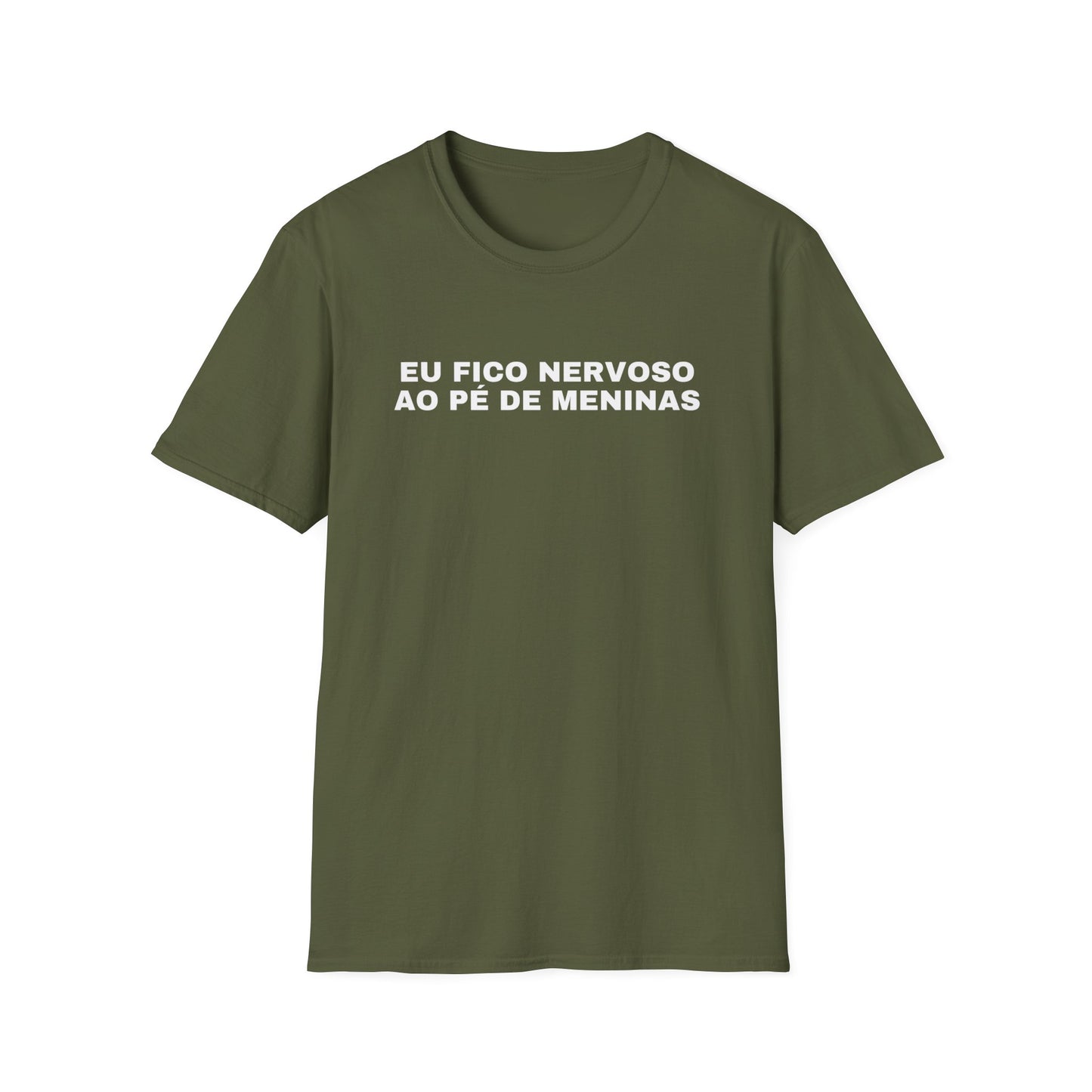 Eu fico nervoso ao pé de meninas